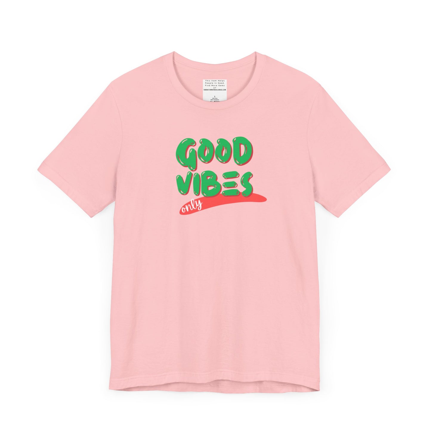 Good Vibes Unisex Jersey Short Sleeve Tee-mental health awareness month