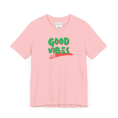 Good Vibes Unisex Jersey Short Sleeve Tee-mental health awareness month