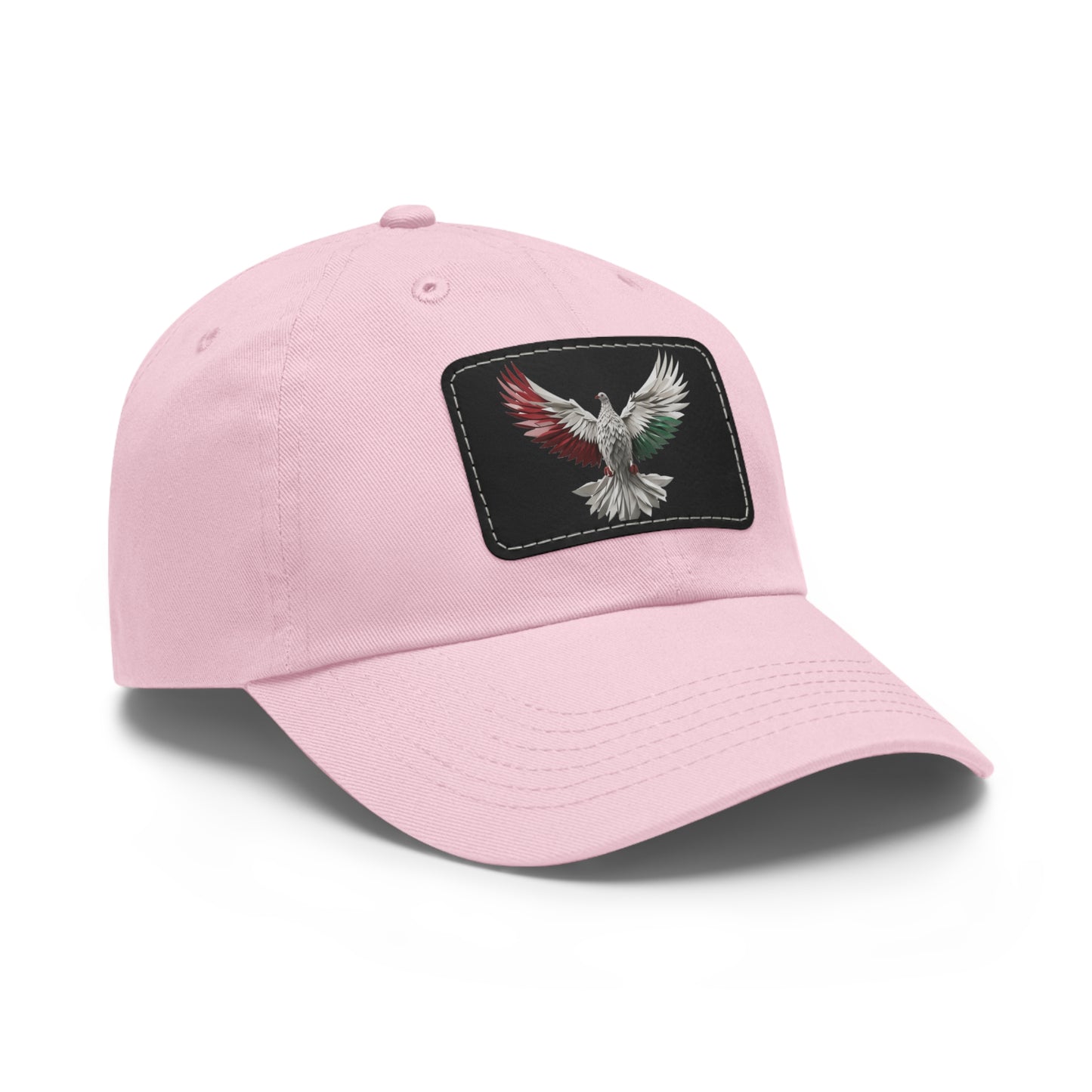 Dad Hat with Leather Patch, Unisex, free bird, Palestine, Resist, Arabic, Support the Cause in Style, Keffiyeh, Resistance, Free Palestine