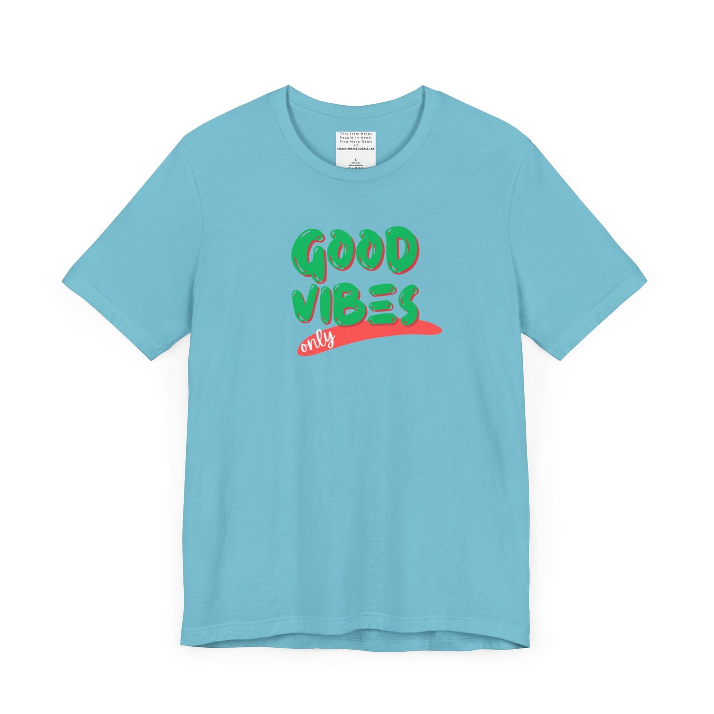 Good Vibes Unisex Jersey Short Sleeve Tee-mental health awareness month
