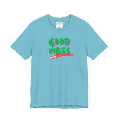 Good Vibes Unisex Jersey Short Sleeve Tee-mental health awareness month