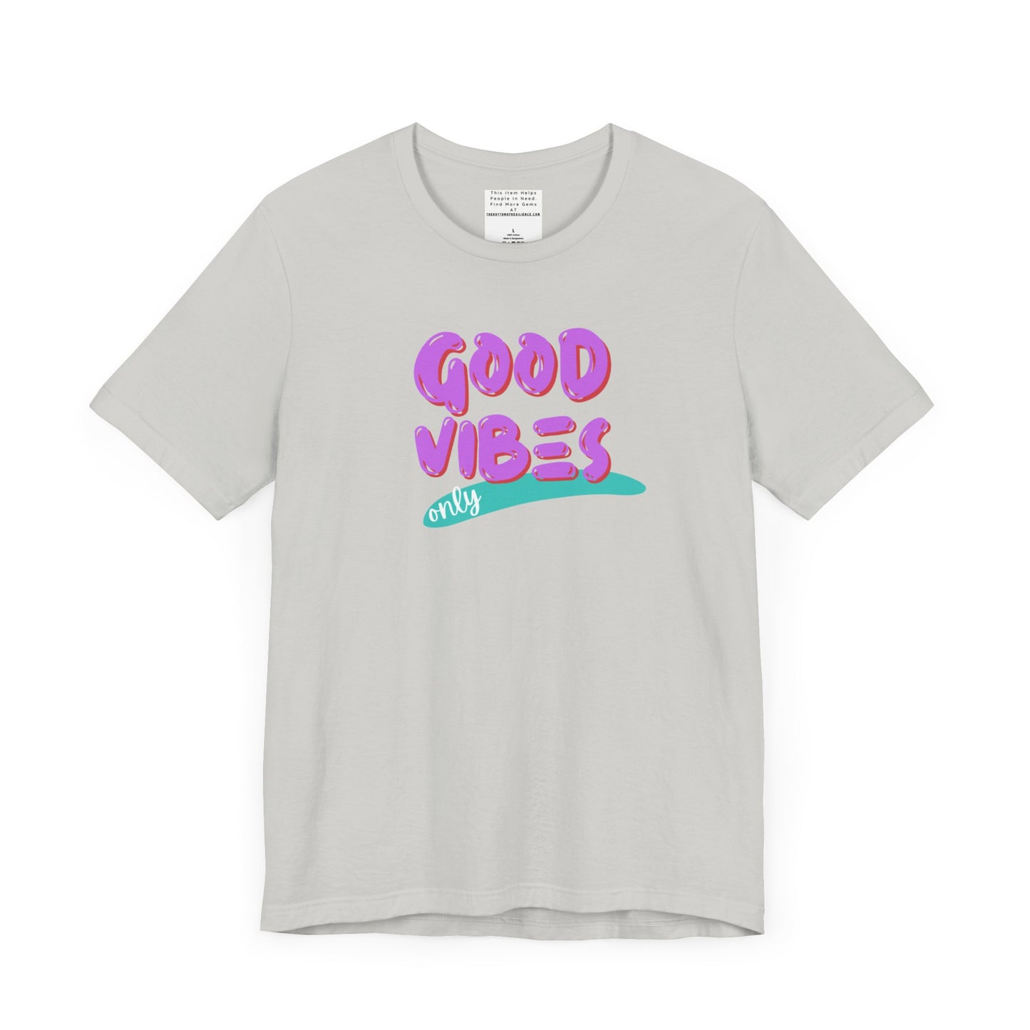 good vibes Unisex Jersey Short Sleeve Tee-mental health awareness month