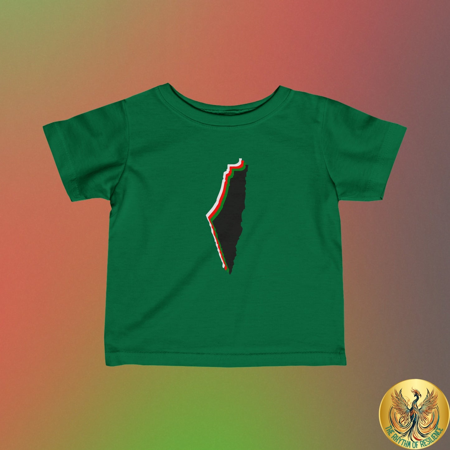 Palestine Map Infant Fine Jersey Tee