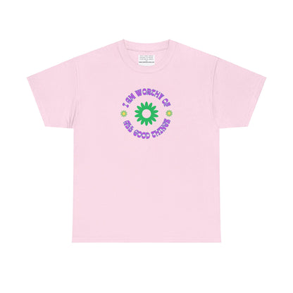 I AM WORTHY Unisex Heavy Cotton Tee