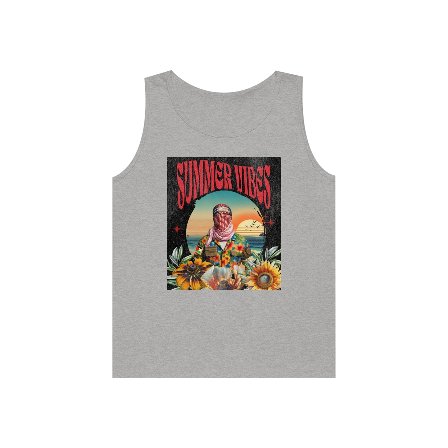 Summer Vibes Unisex Heavy Cotton Tank Top