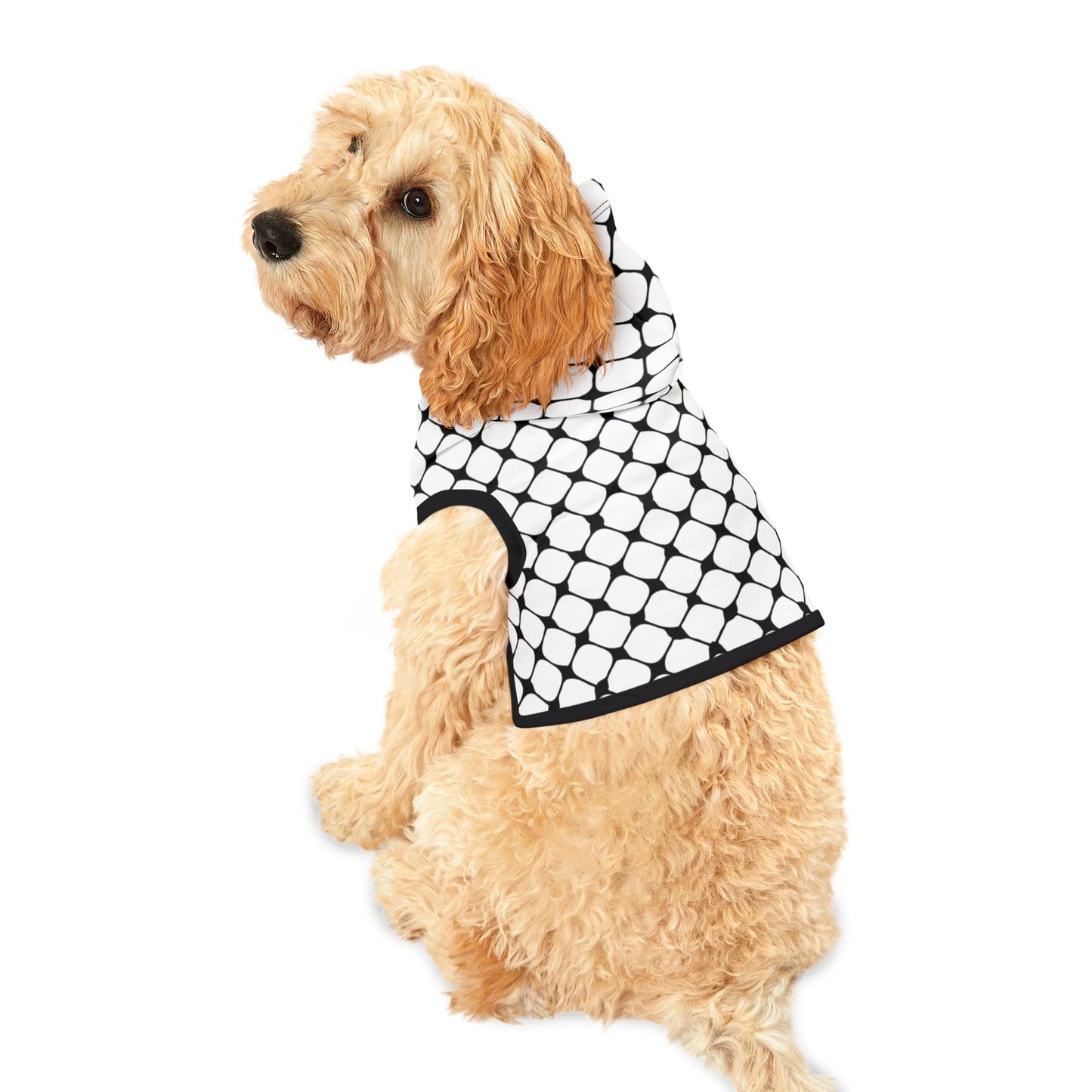 keffiyeh Print Pet Hoodie