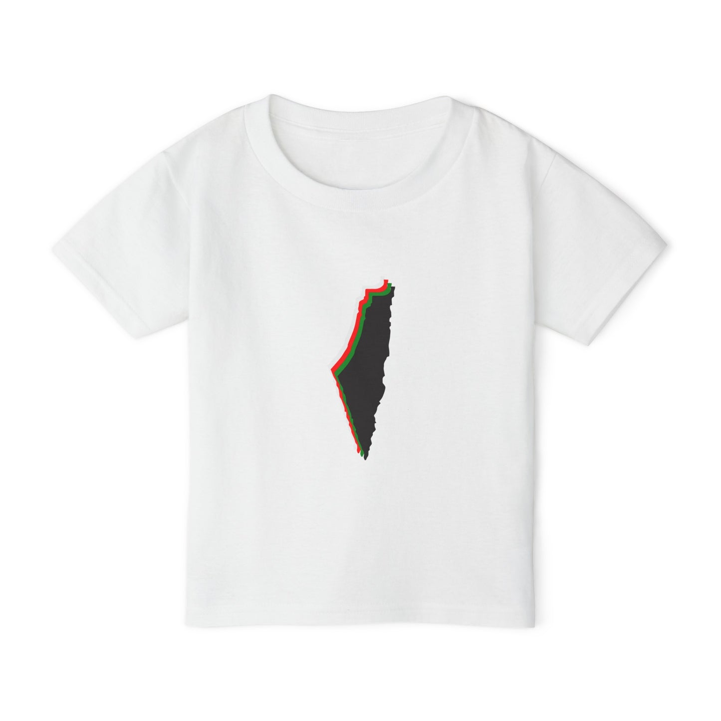 Palestine map kids t-shirt 2T-6T