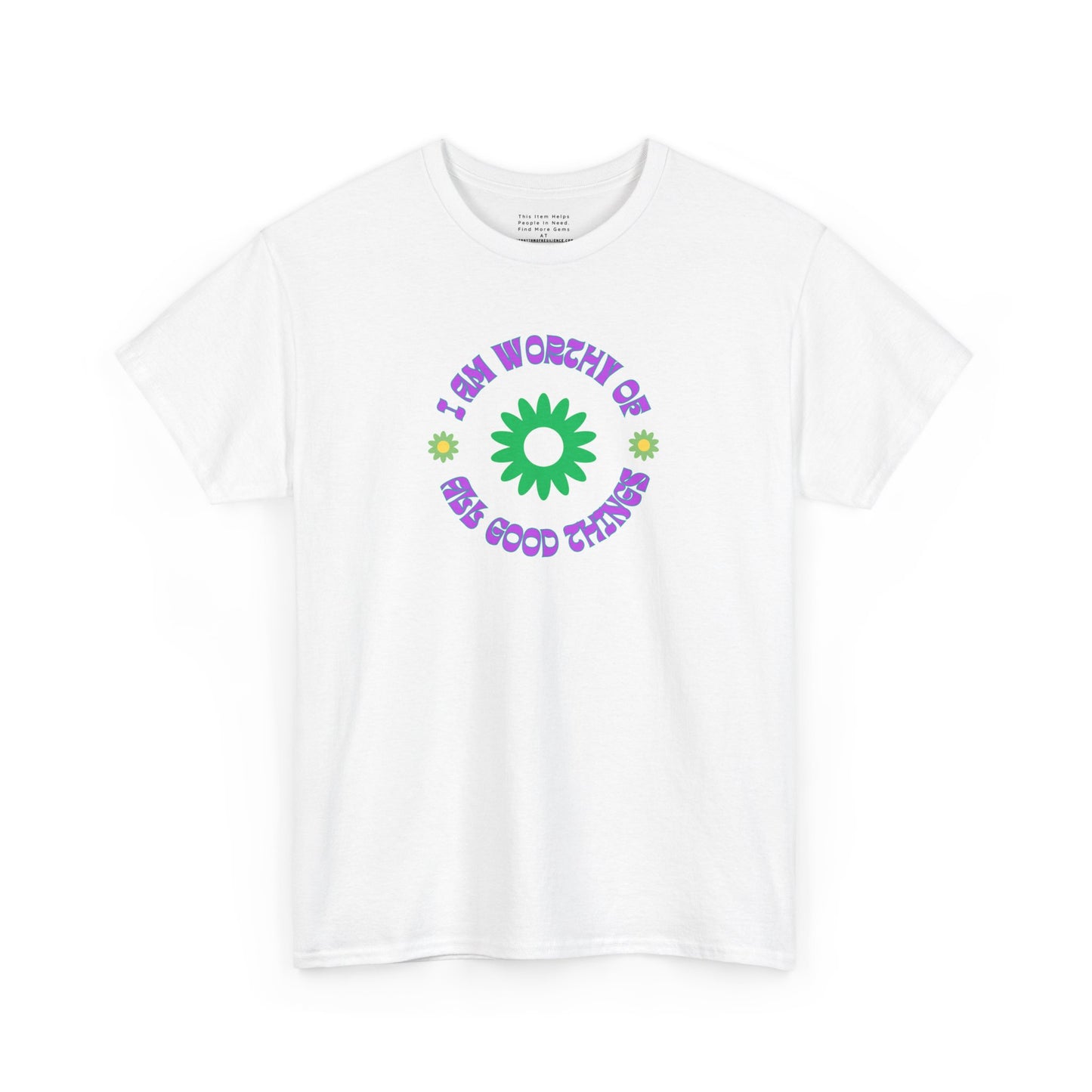 I AM WORTHY Unisex Heavy Cotton Tee