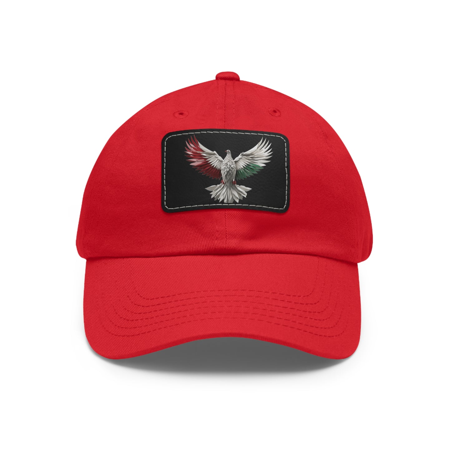 Dad Hat with Leather Patch, Unisex, free bird, Palestine, Resist, Arabic, Support the Cause in Style, Keffiyeh, Resistance, Free Palestine