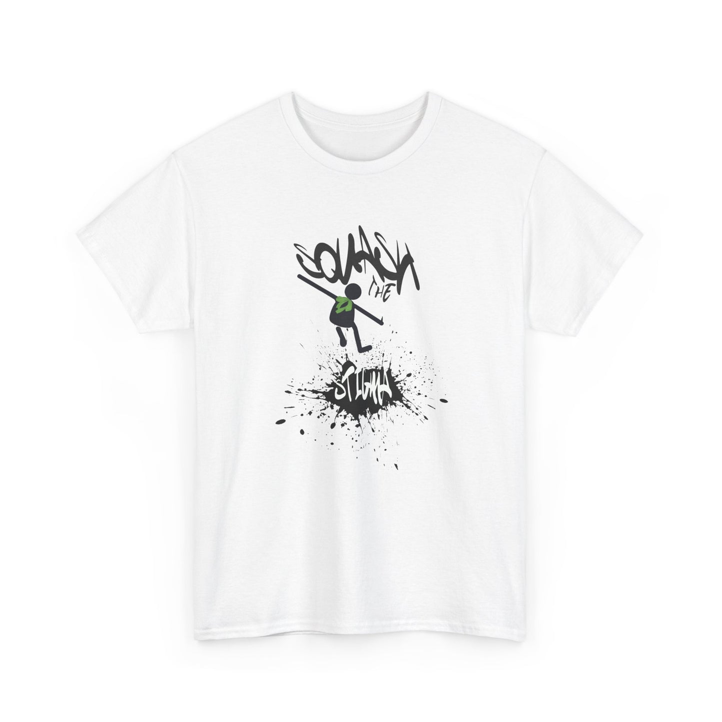 squash the stigma Unisex Heavy Cotton Tee