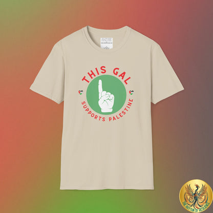 This Gal supporter Palestine Unisex Softstyle T-Shirt