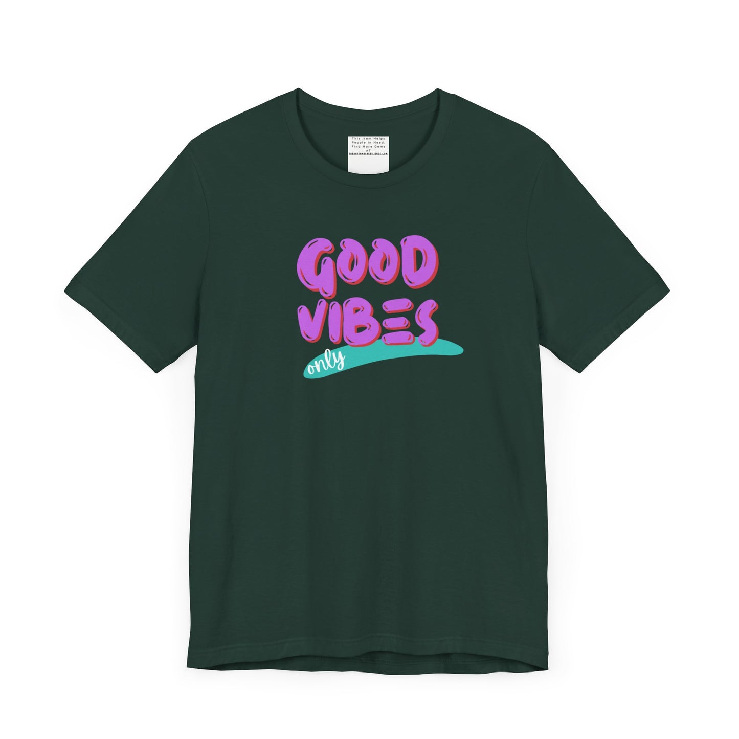 good vibes Unisex Jersey Short Sleeve Tee-mental health awareness month