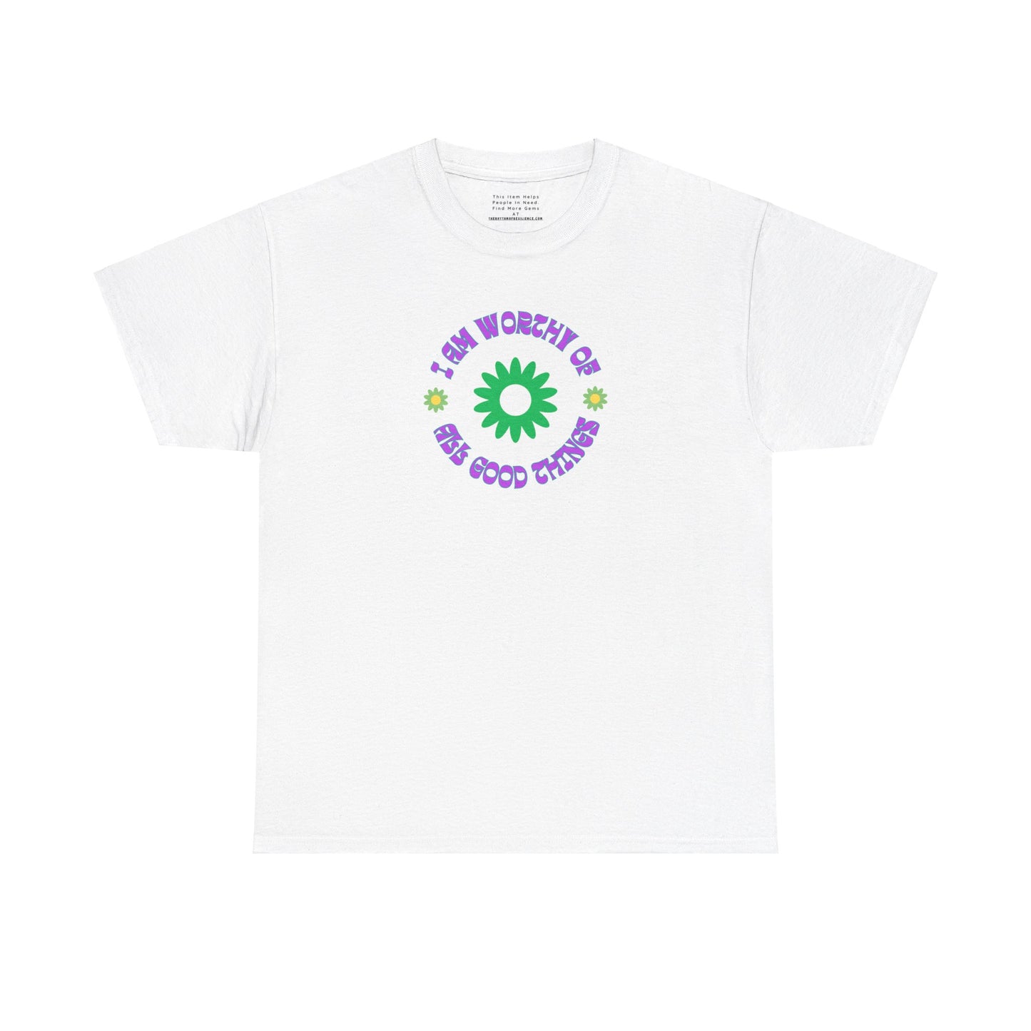I AM WORTHY Unisex Heavy Cotton Tee