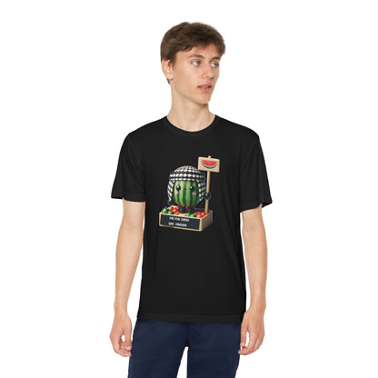 Youth "this fruit stand with Palestine" watermelon Competitor Tee