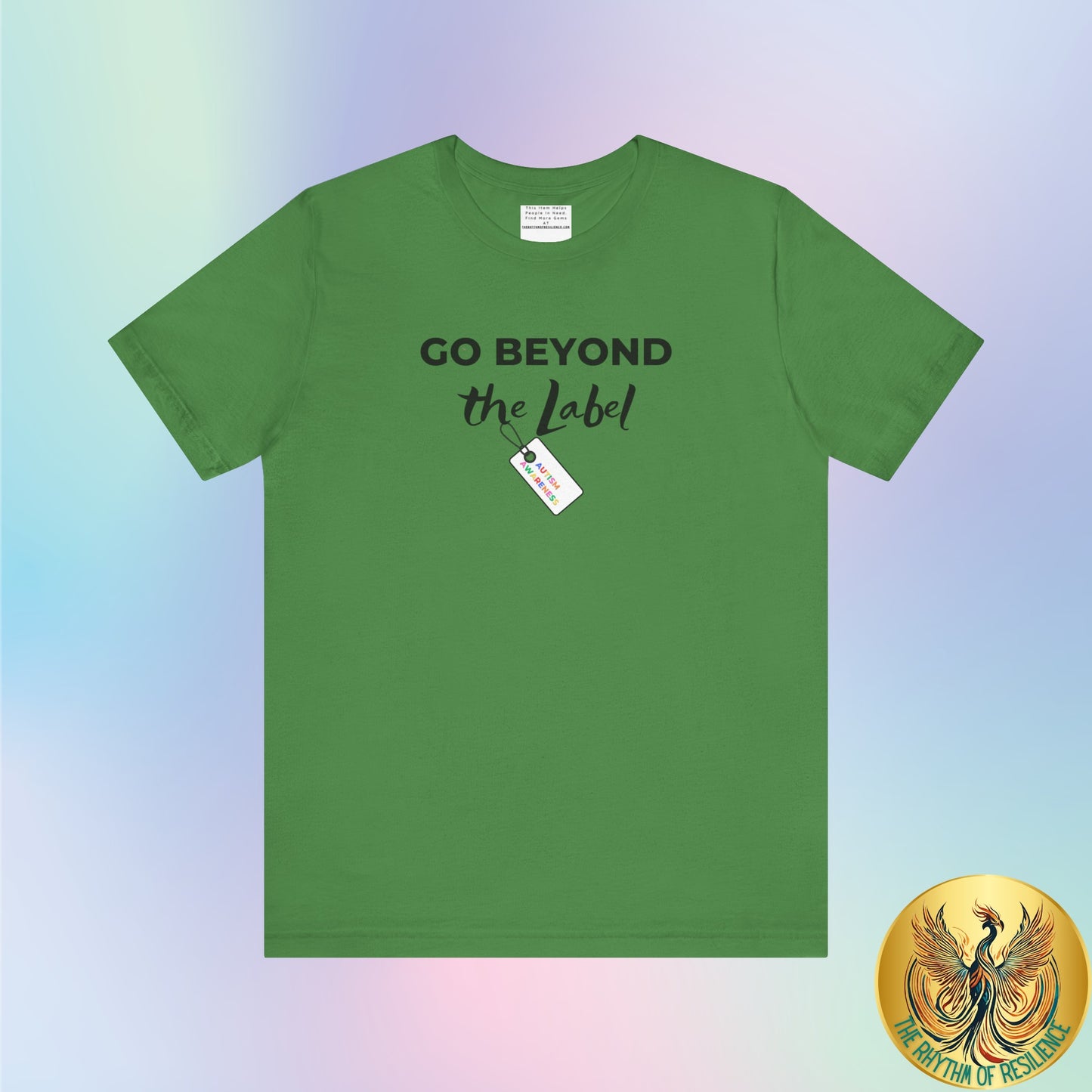 Go beyond the label Unisex Jersey Short Sleeve Tee-mental health awareness month