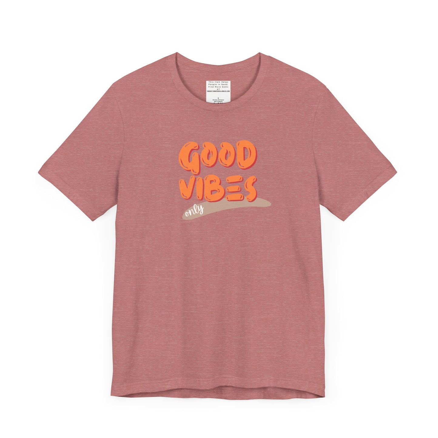 good vibes Unisex Jersey Short Sleeve Tee-mental health awareness month