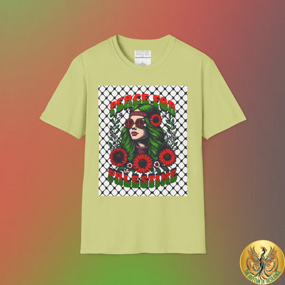 Peace for Palestine Unisex Softstyle T-Shirt