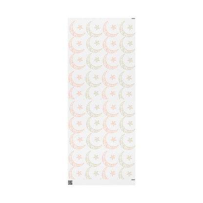 Wrapping Papers, Ramadan gift, Eid gift, holiday gift, Arabic, Islam, gift wrap, white