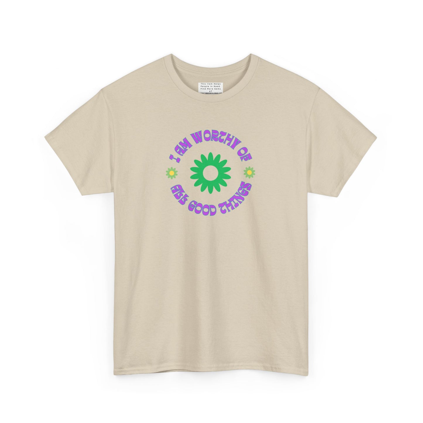 I AM WORTHY Unisex Heavy Cotton Tee