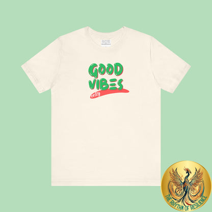 Good Vibes Unisex Jersey Short Sleeve Tee-mental health awareness month
