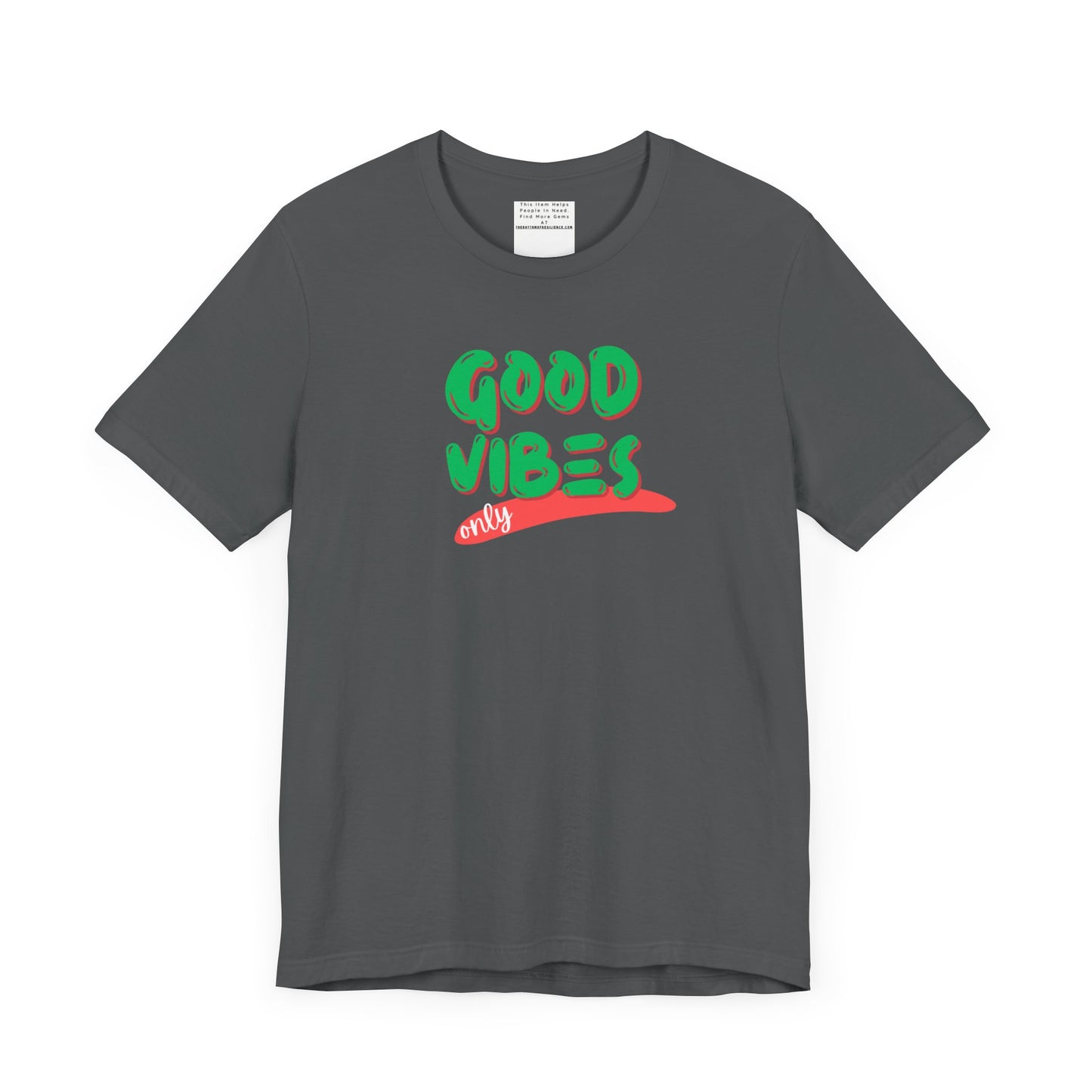 Good Vibes Unisex Jersey Short Sleeve Tee-mental health awareness month