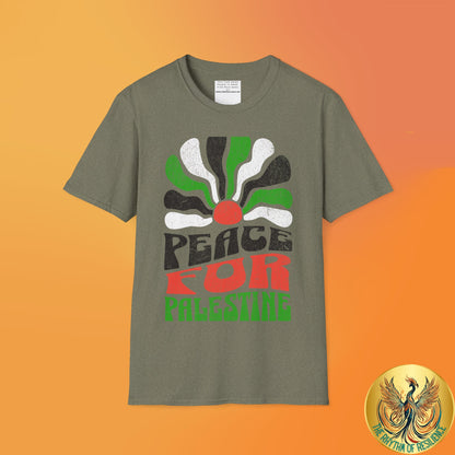 Peace for Palestine Unisex Softstyle T-Shirt