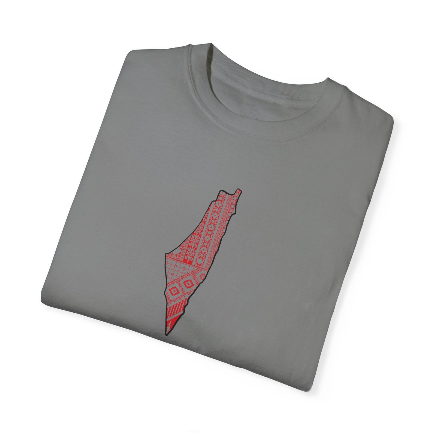 Unisex T-shirt, Arabic writing, Palestine map, Resist, Arabic, Support the Cause in Style, , Keffiyeh, Resistance, Free Palestine, tatreez