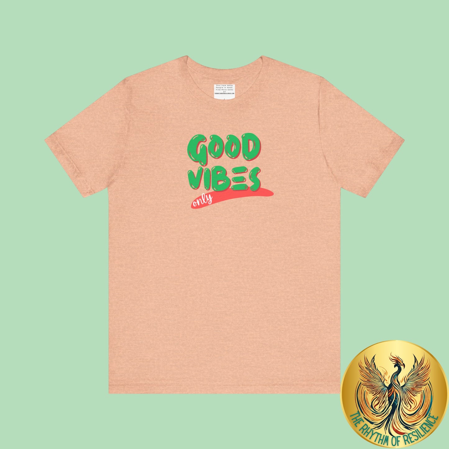 Good Vibes Unisex Jersey Short Sleeve Tee-mental health awareness month