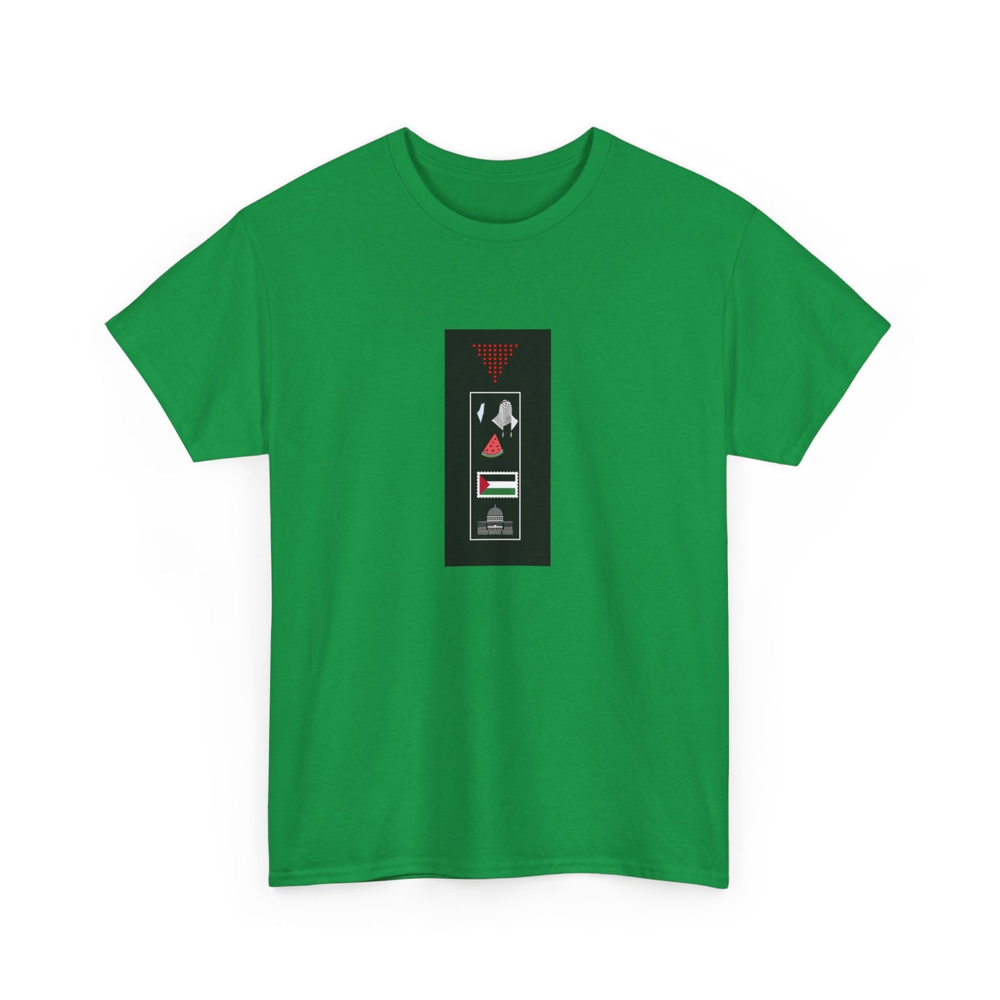 Palestine icon list Unisex Heavy Cotton Tee