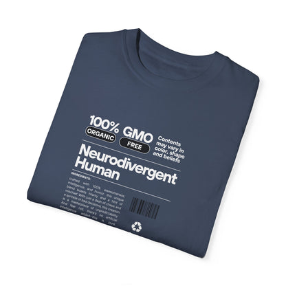 Neurodivergent Human Unisex Garment-Dyed T-shirt