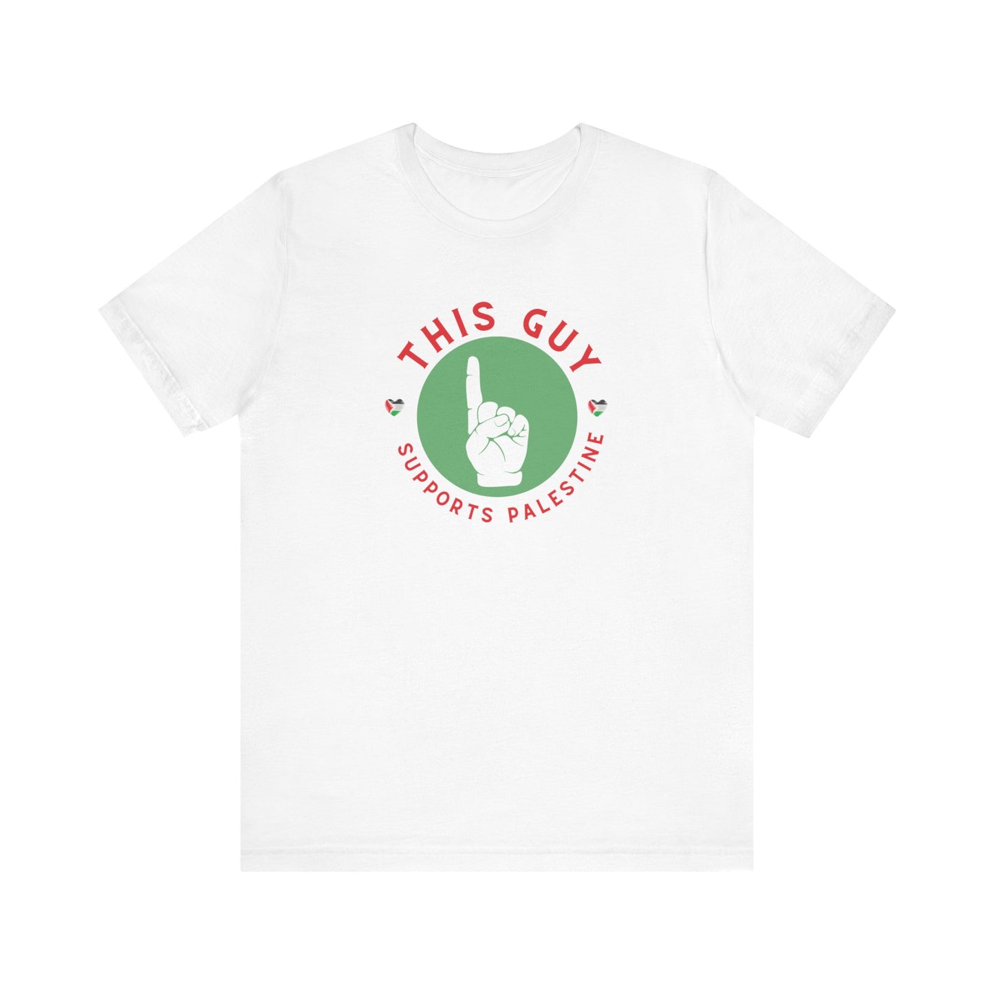 This Guy supports Palestine Unisex Jersey Short Sleeve Tee