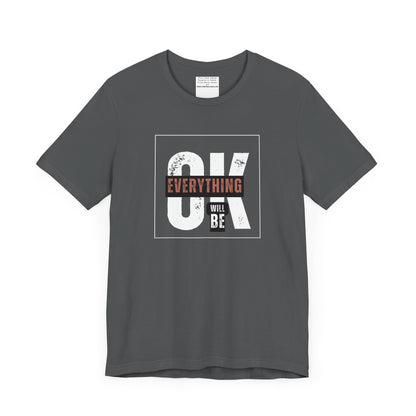 Everything will be ok Unisex Jersey Short Sleeve Tee-mental health awareness month