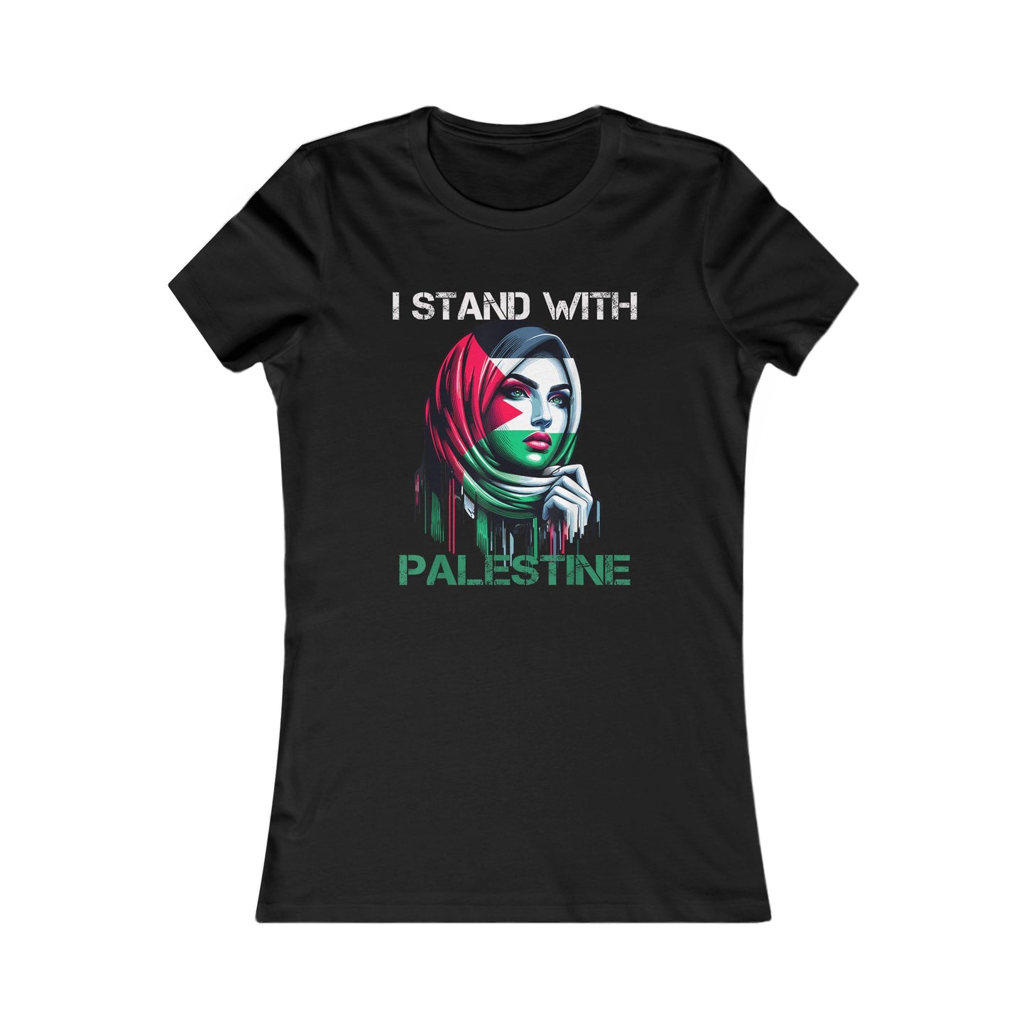 Cotton Tee, Palestine Flag, Resist, Arabic, Support the Cause in Style, Kuffiyeh, Keffiyeh, Resistance, Free Palestine