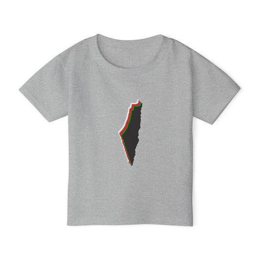 Palestine Map Heavy Cotton™ Toddler T-shirt 2T-6T