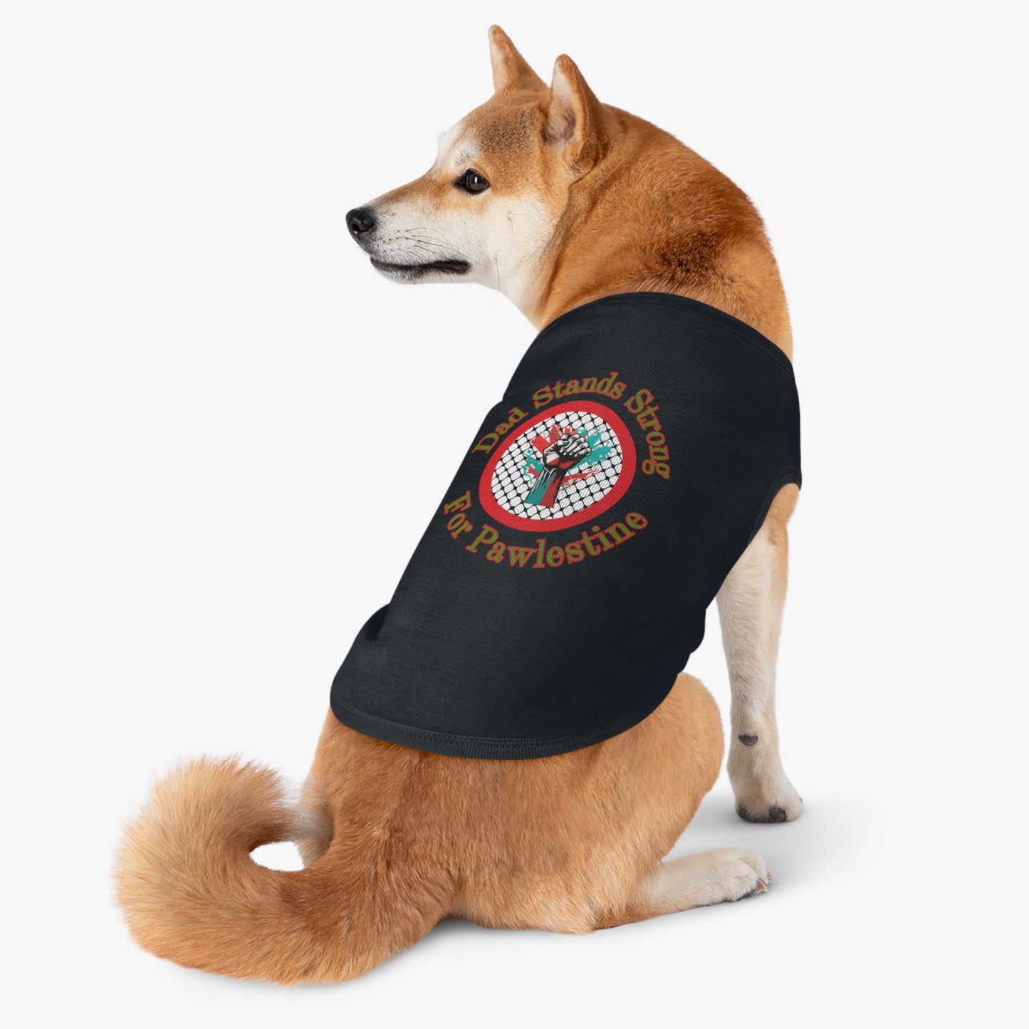 Dad Stands Strong Pet Tank Top
