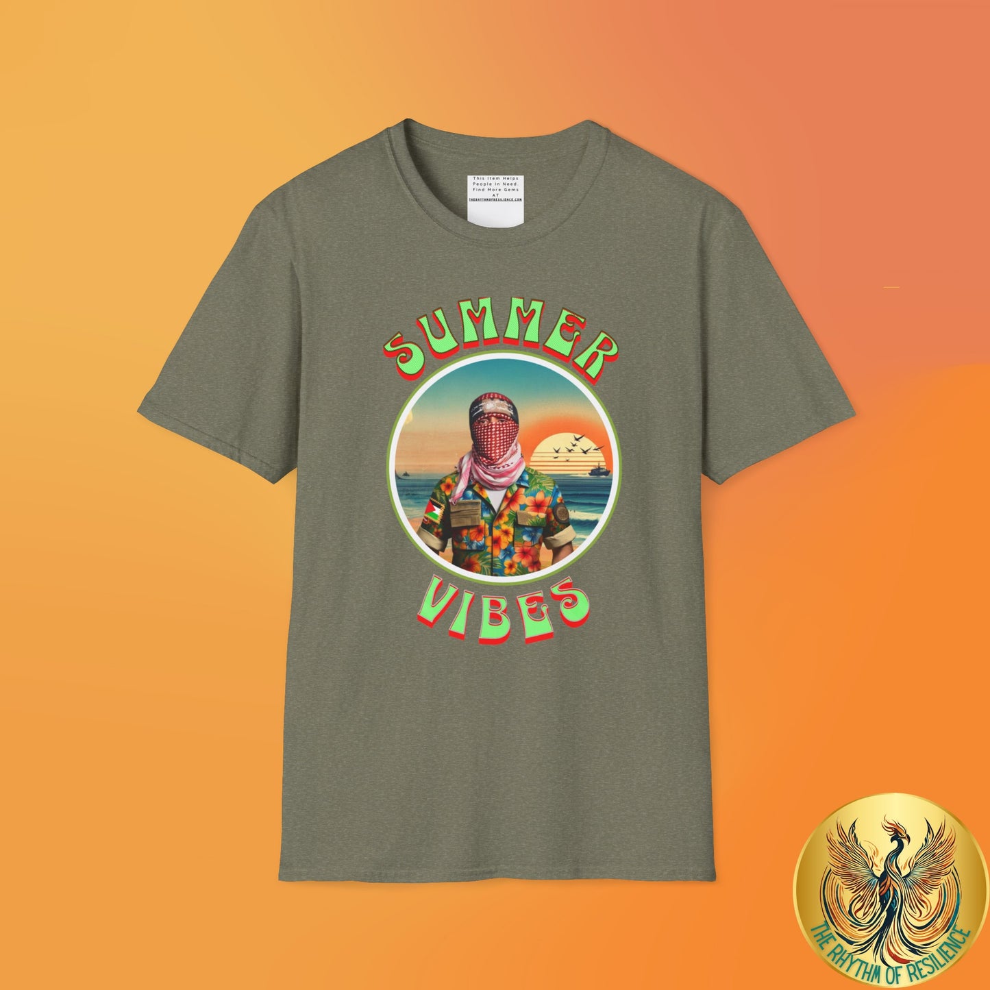 Summer vibes  Unisex Softstyle T-Shirt