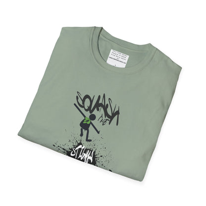 Squash The Stigma. Mental Health Awareness Unisex Softstyle T-Shirt
