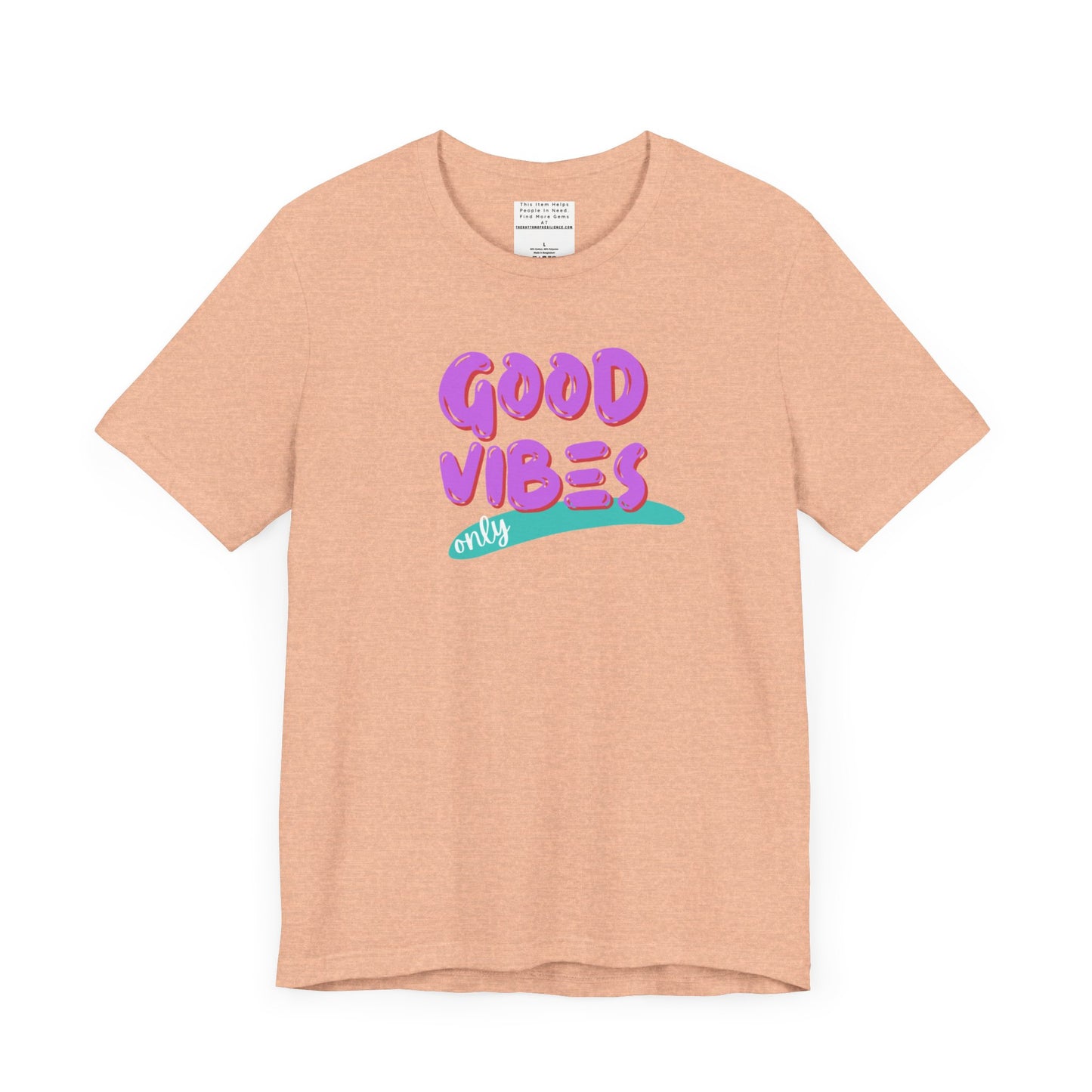 good vibes Unisex Jersey Short Sleeve Tee-mental health awareness month