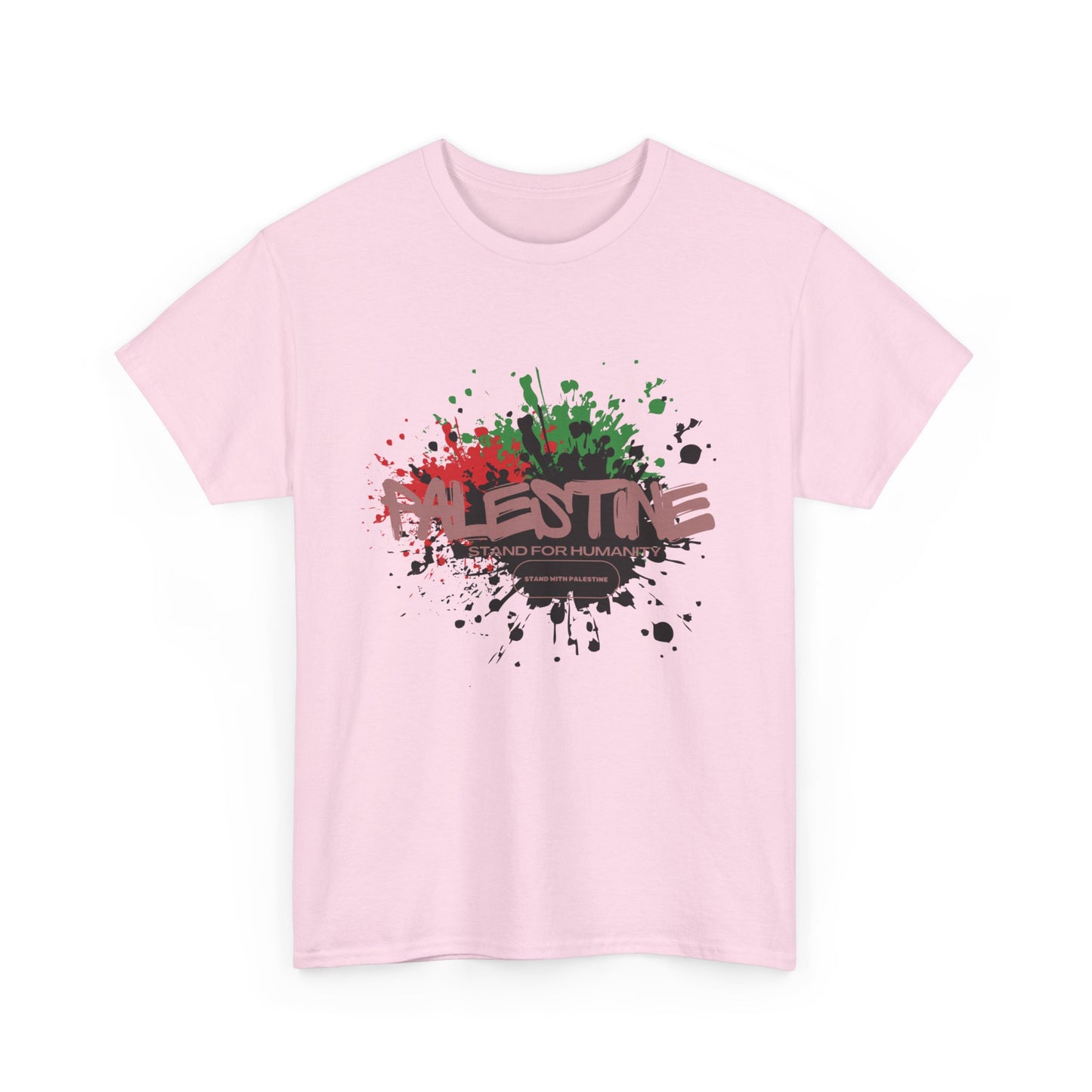 Unisex  Palestine Spring Splatter Heavy Cotton Tee