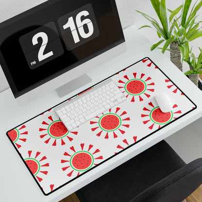 Watermelon love Desk Mats Palestine Spring