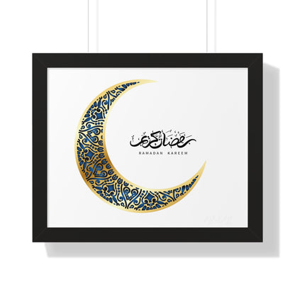 Ramadan Kareem Arabic calligraphy Framed Poster