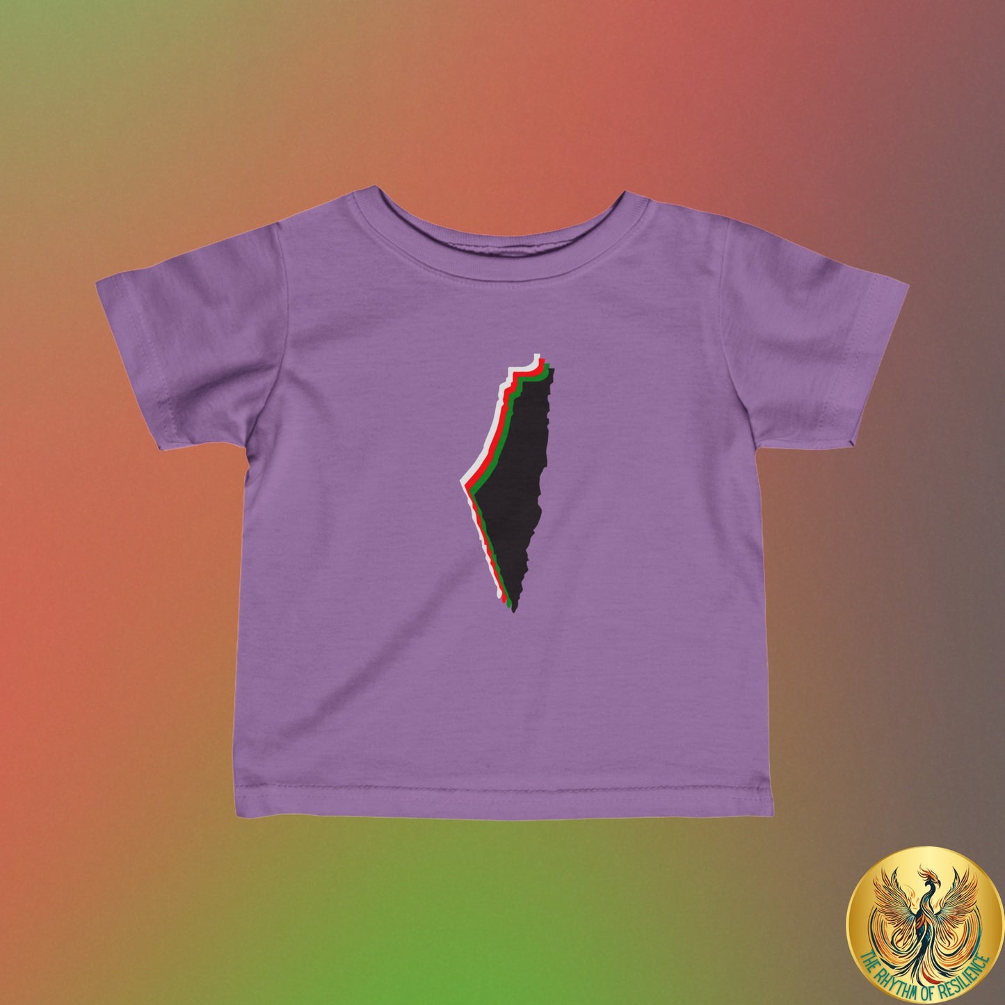 Palestine Map Infant Fine Jersey Tee