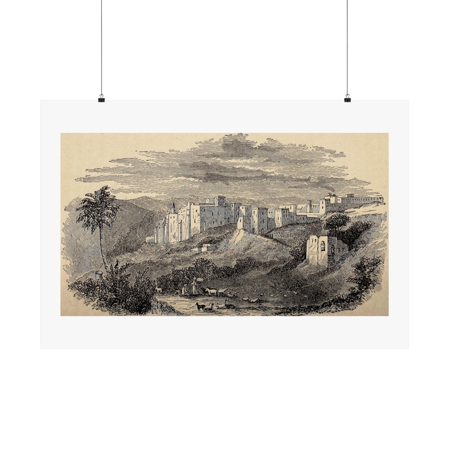 Bethlehem 1872 Matte Horizontal Posters