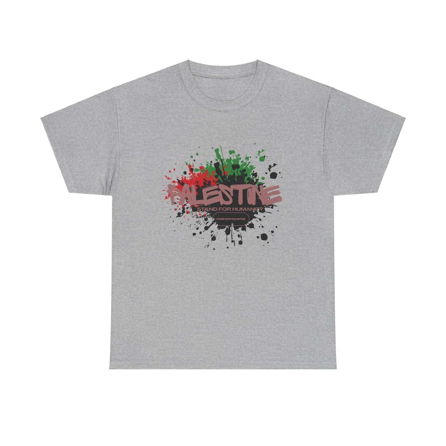 Unisex  Palestine Spring Splatter Heavy Cotton Tee
