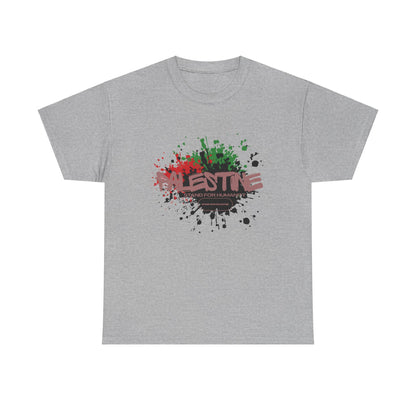 Unisex  Palestine Spring Splatter Heavy Cotton Tee