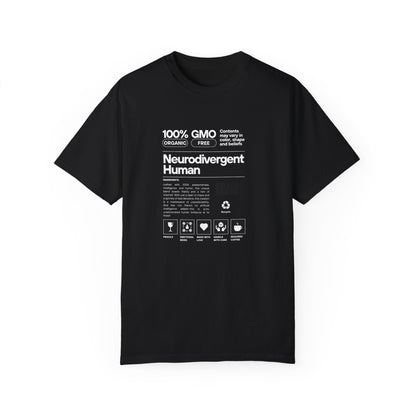 Neurodivergent Human Unisex Garment-Dyed T-shirt