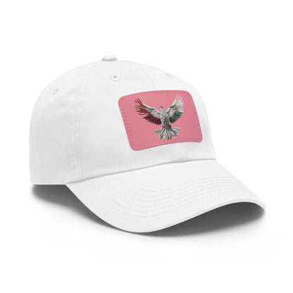 Dad Hat with Leather Patch, Unisex, free bird, Palestine, Resist, Arabic, Support the Cause in Style, Keffiyeh, Resistance, Free Palestine
