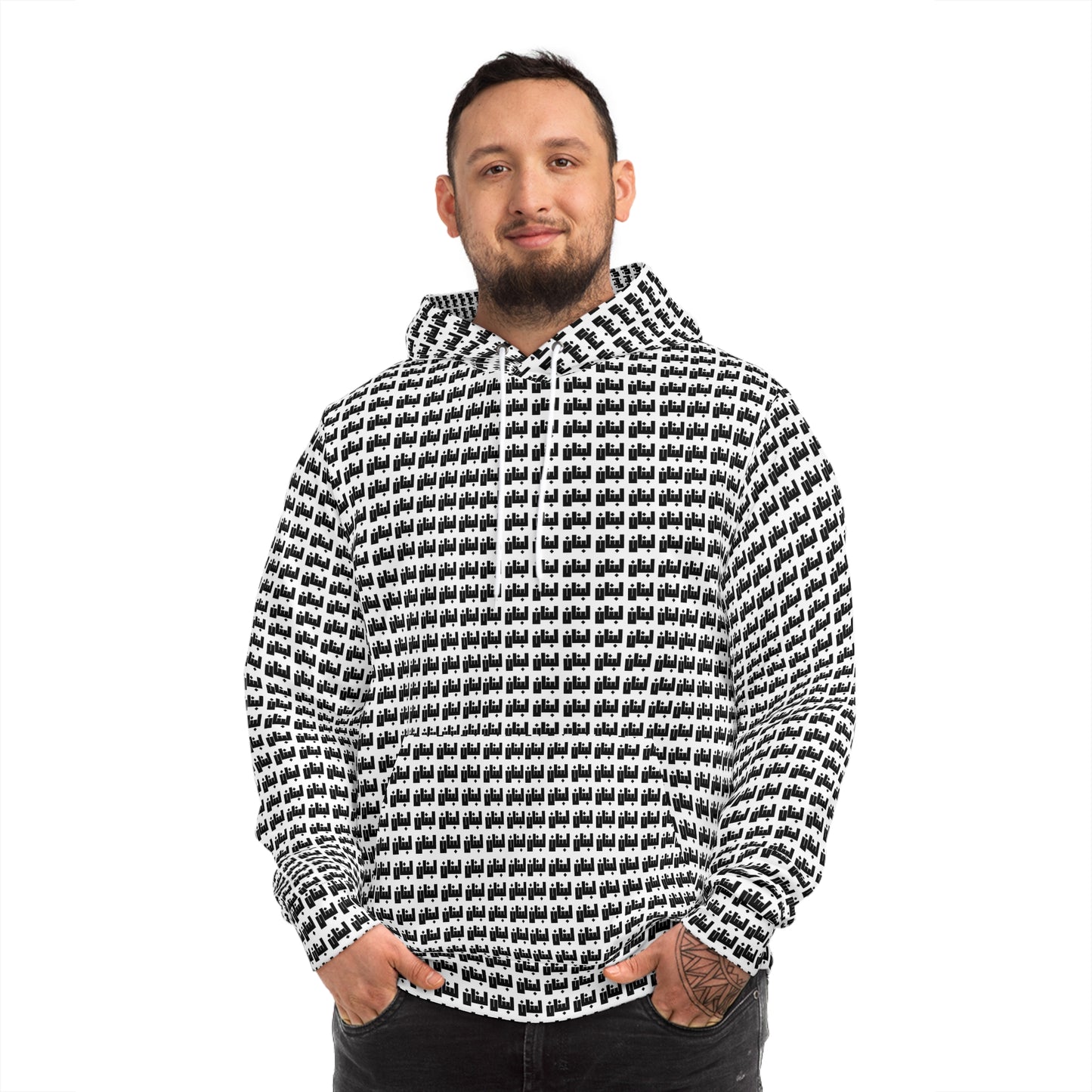 Lebanon Inspired Fashion Hoodie - Middle Eastern Culture Sweatshirt, Lebanese Pride Pullover, Arab Heritage Jumper, Arabic Language Apparel,
