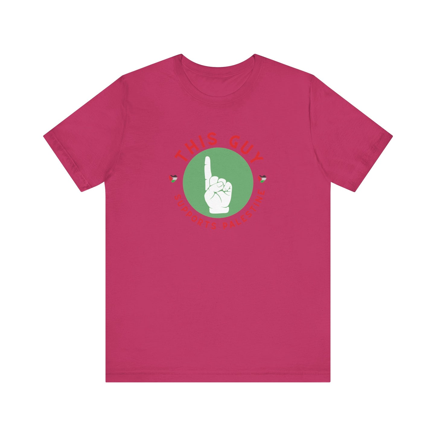 This Guy supports Palestine Unisex Jersey Short Sleeve Tee