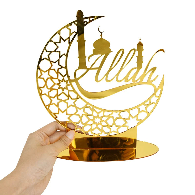 Ramadan and Eid moon Table decorative Ornament